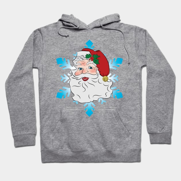 Happy Vintage Santa Claus - Retro Santa Claus product Hoodie by Vector Deluxe